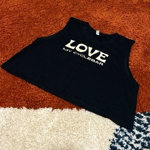 Love My Cyclebar Crop Tank - XL